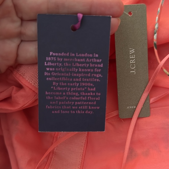 NWT J Crew x Liberty Josephine Floral Midi Dress with Ruffle Hem - Picture 9 of 10